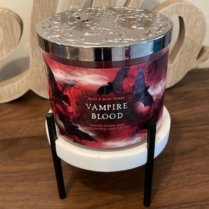 Bath and Body Works Vampire Blood 3-Wick Candle Brand New
